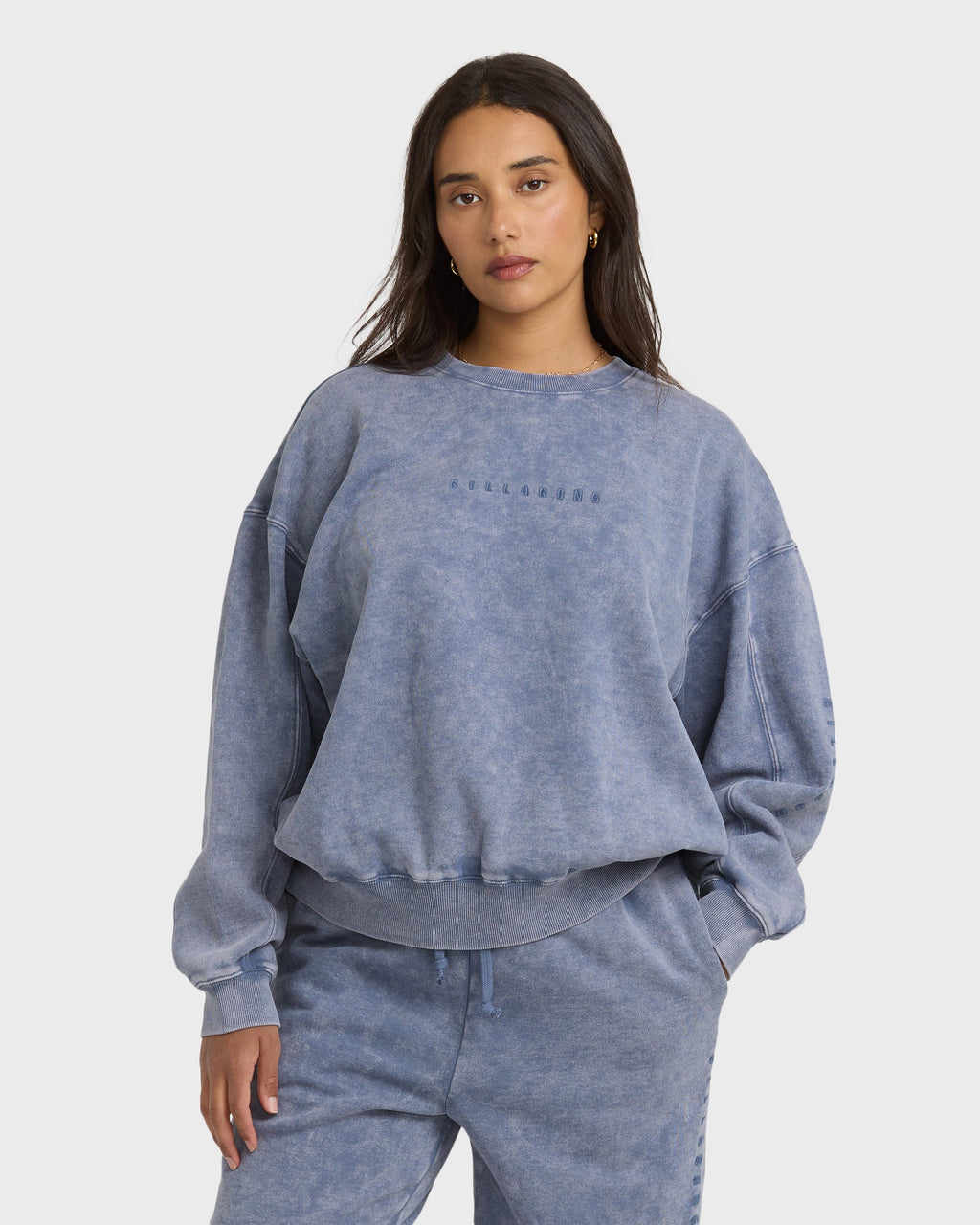 Saltwashed Kendal Crewneck Sweatshirt - Stone Blue