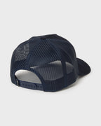Peaked Trucker Hat - Navy