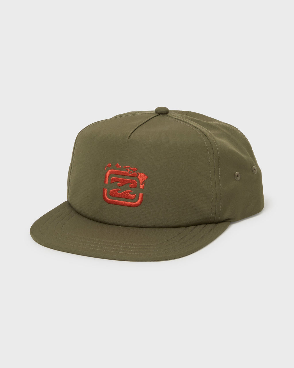 Island Chain Hi Snapback Hat - Winter Moss