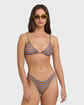 Tides Terry Charlie Fixed Triangle Bikini Top - Multi