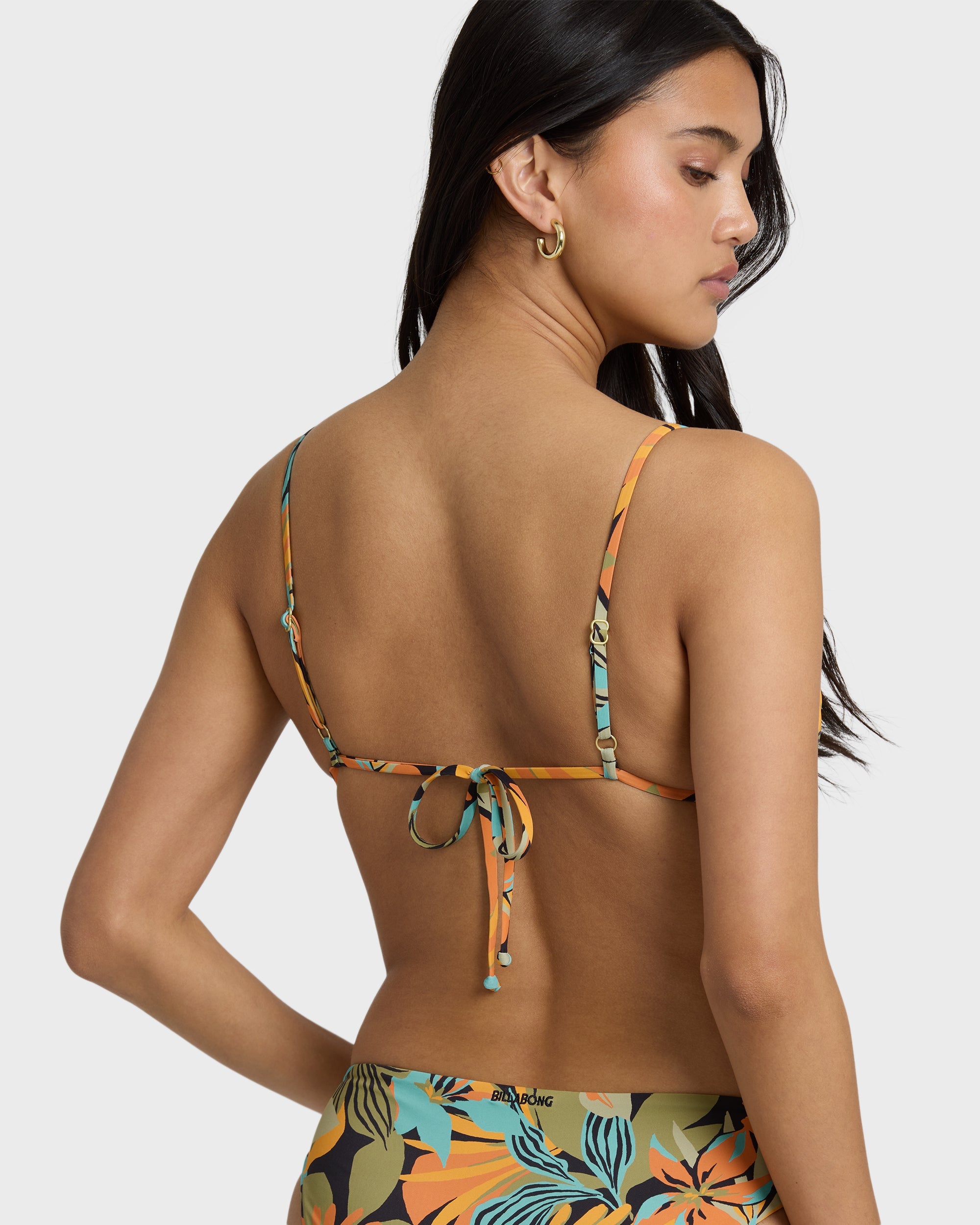 Des Tropiques Talia Underwire Bikini Top - Black Multi