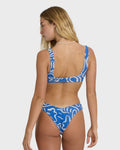 Le Love V Hike Skimpy Bikini Bottom - True Blue