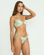 Morning Swell Tie-Side Tanga Bikini Bottom - Multi