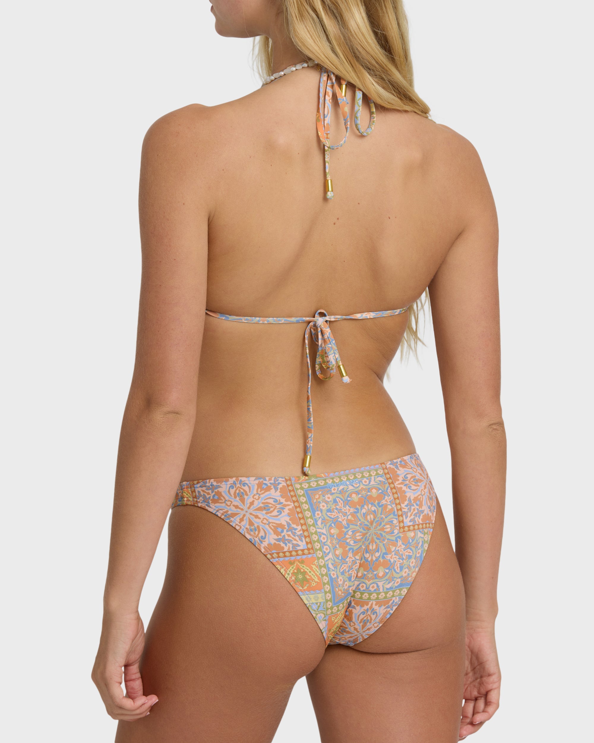 Take It Back Tropic Medium Bikini Bottom - Twilight Blue