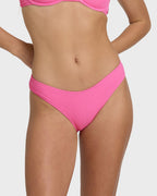 Sunrays Bondi Medium Bikini Bottom - Guava