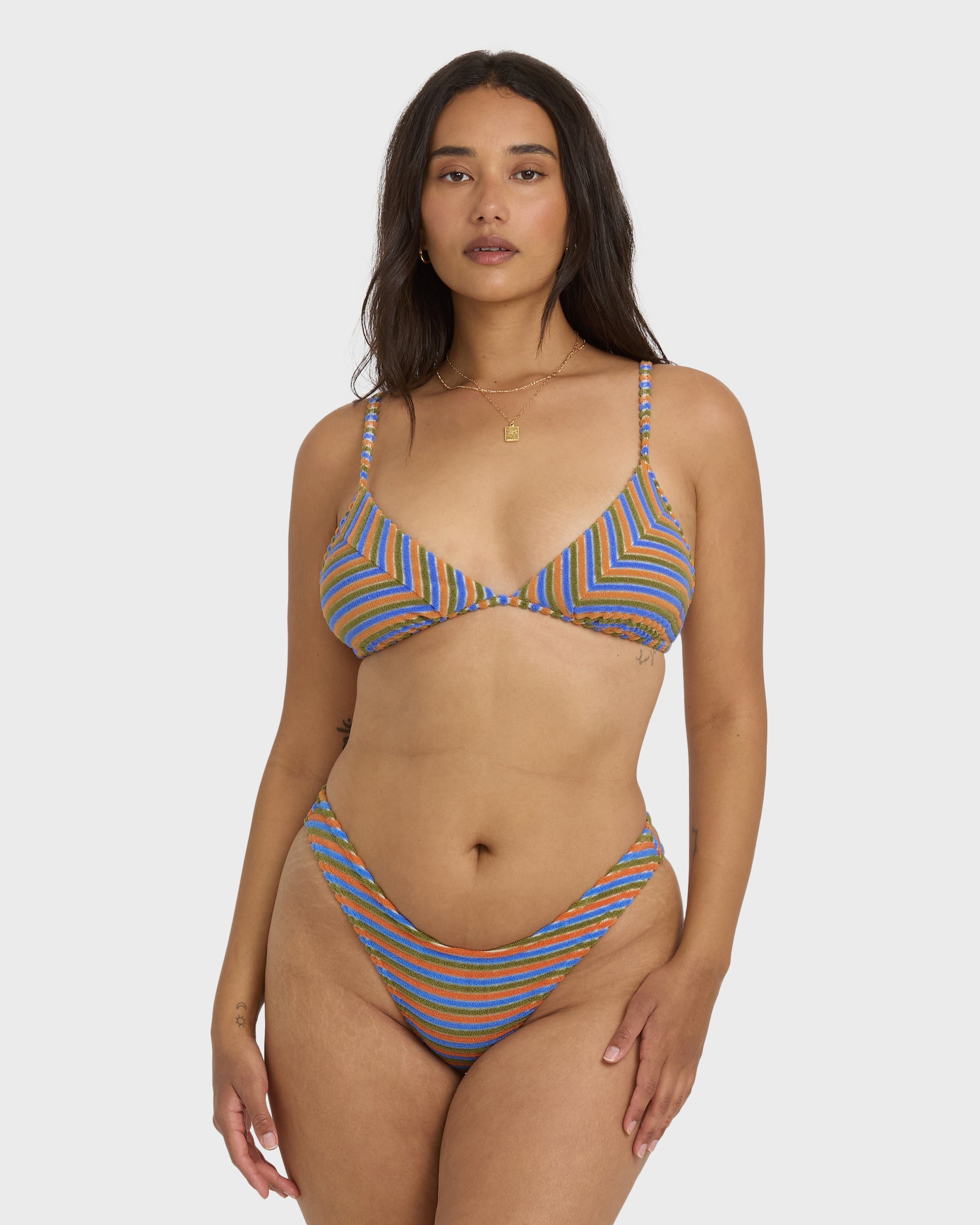 Tides Terry Hike Bikini Bottom - Multi