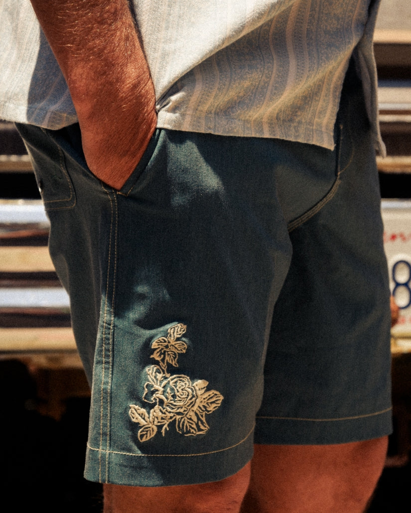 Austin Garage Lo Tides 19 Boardshorts - Teal