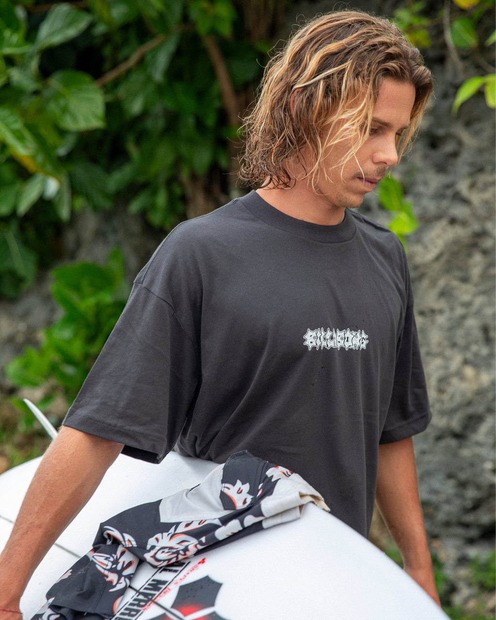 Marrow OG Short Sleeve Knit T-Shirt - Washed Black