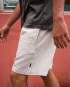 San O Layback Linen Shorts - Oatmeal Heather
