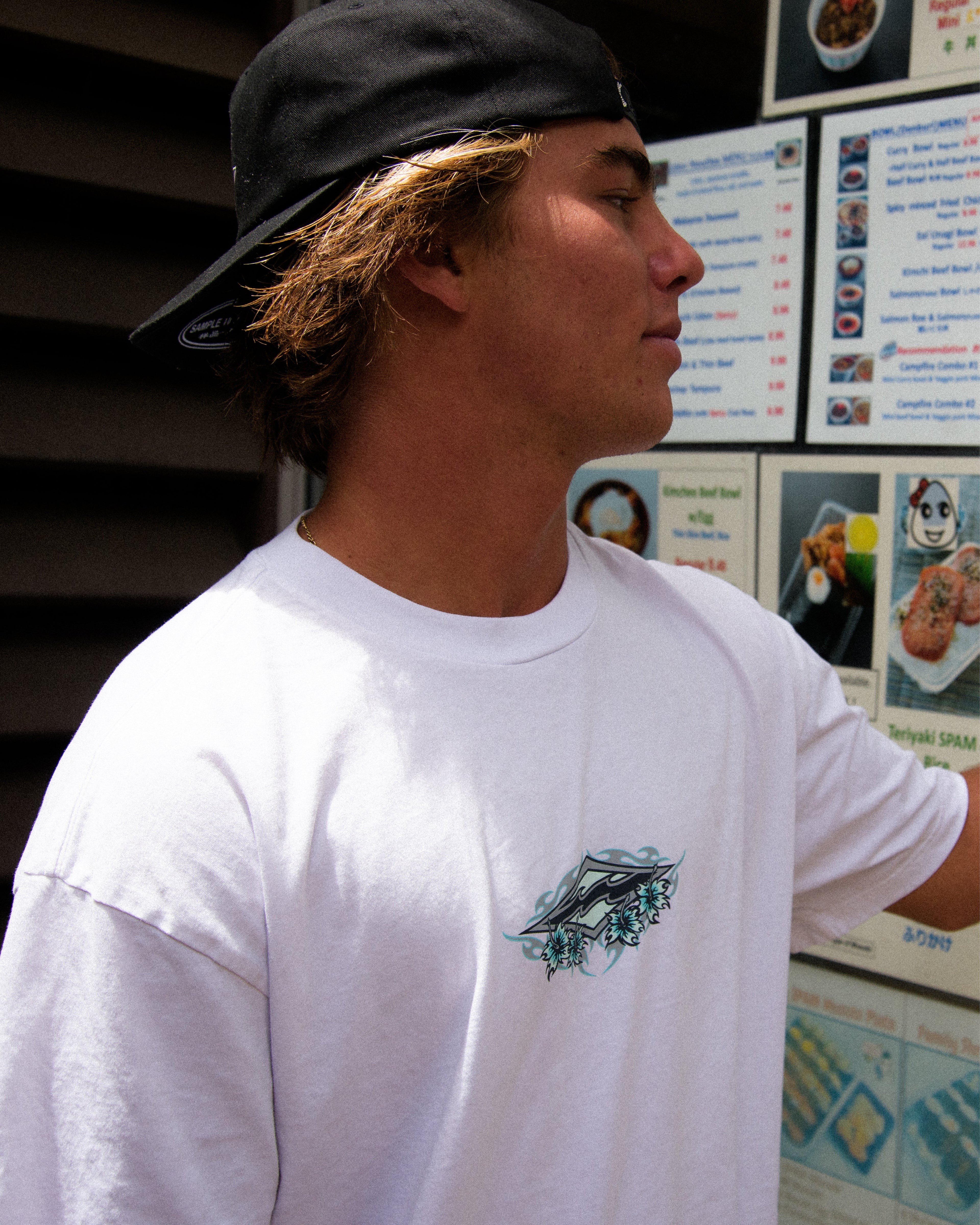 Biscus OG Short Sleeve Cotton T-Shirt - White
