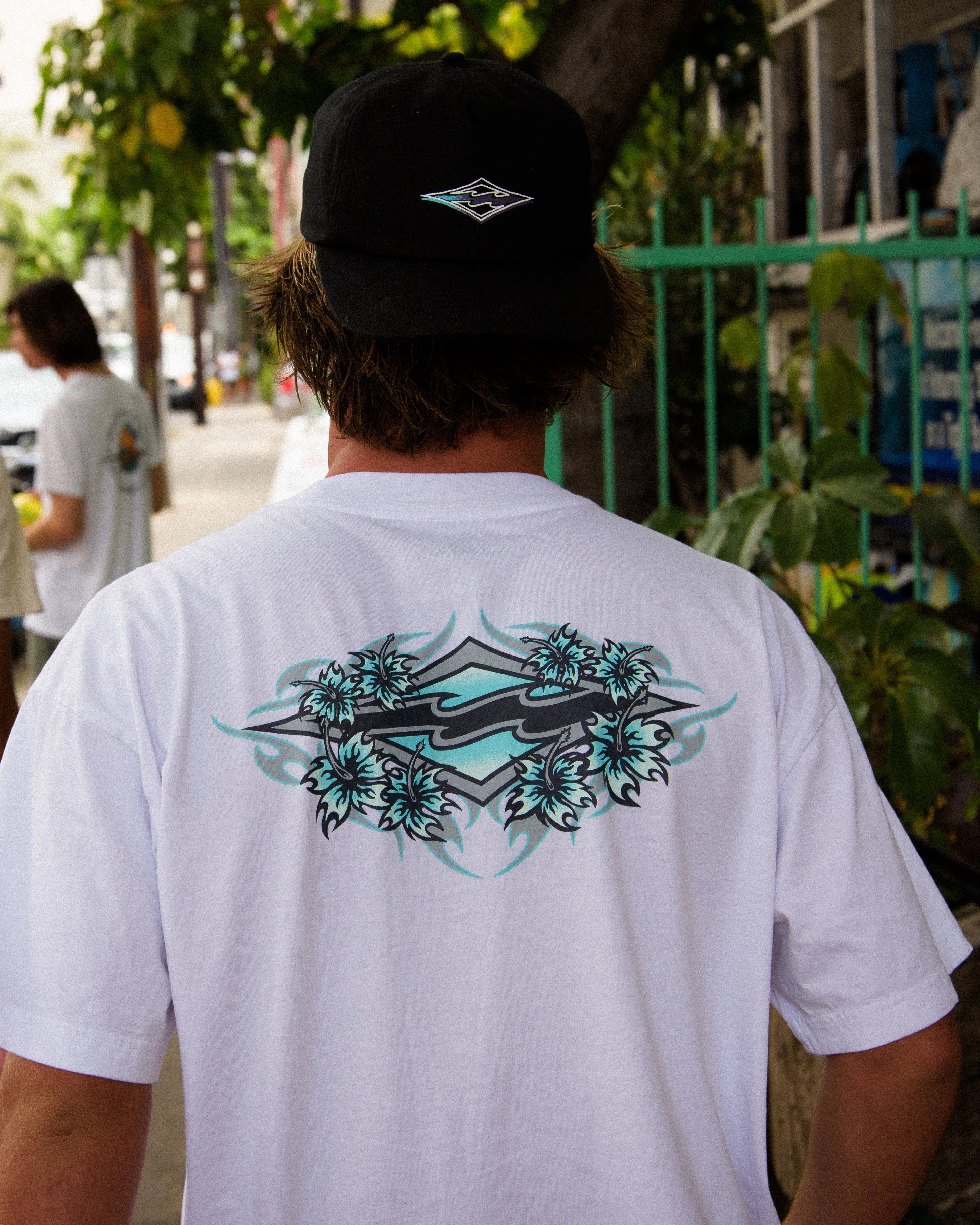 Biscus OG Short Sleeve Cotton T-Shirt - White