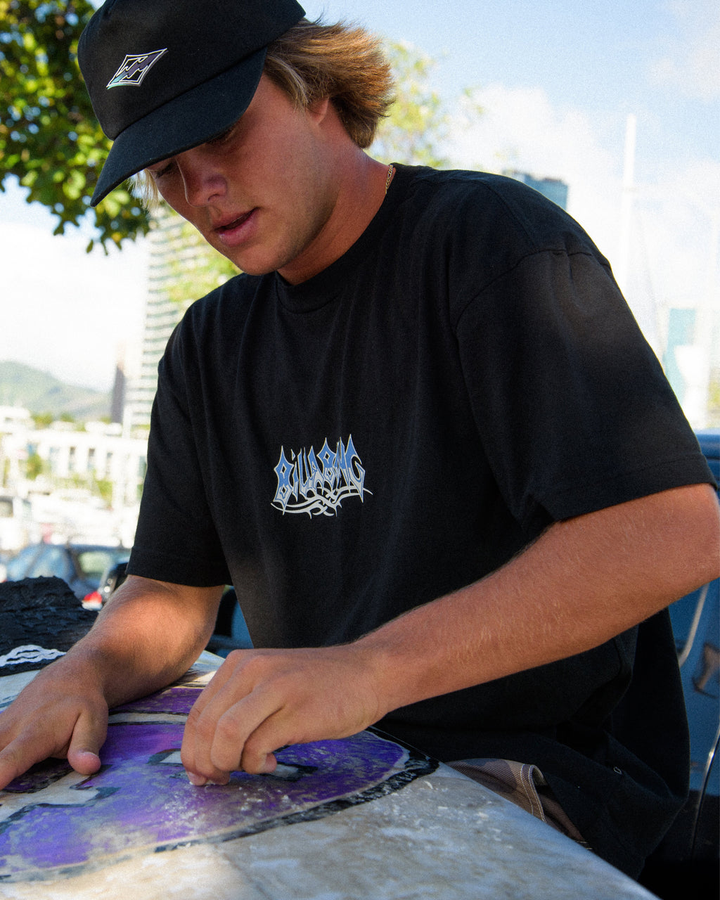 Barb OG Short Sleeve Knit T-Shirt - Black