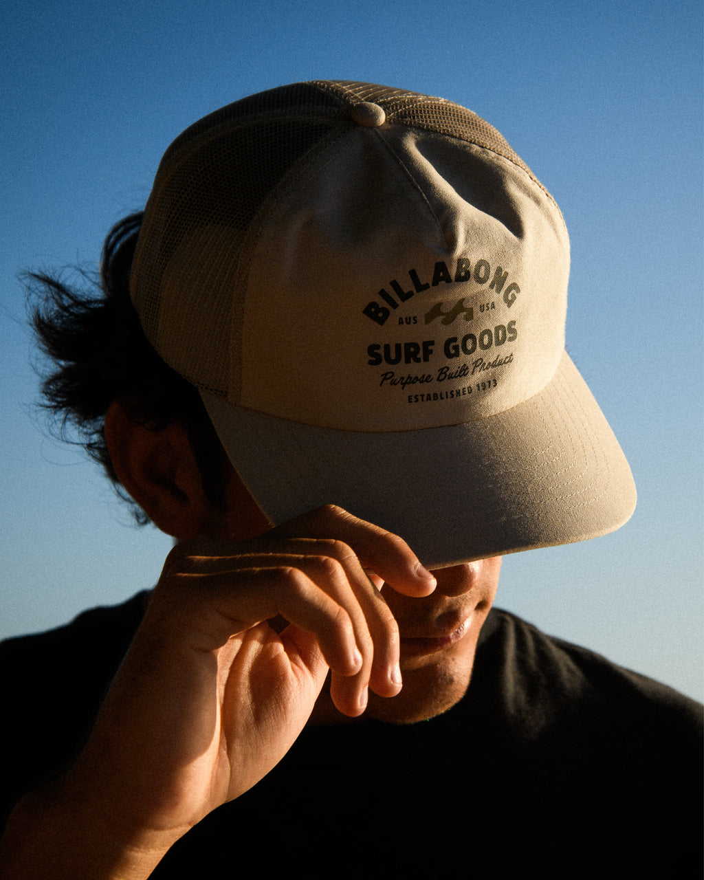 Assembled Trucker Hat - Oatmeal