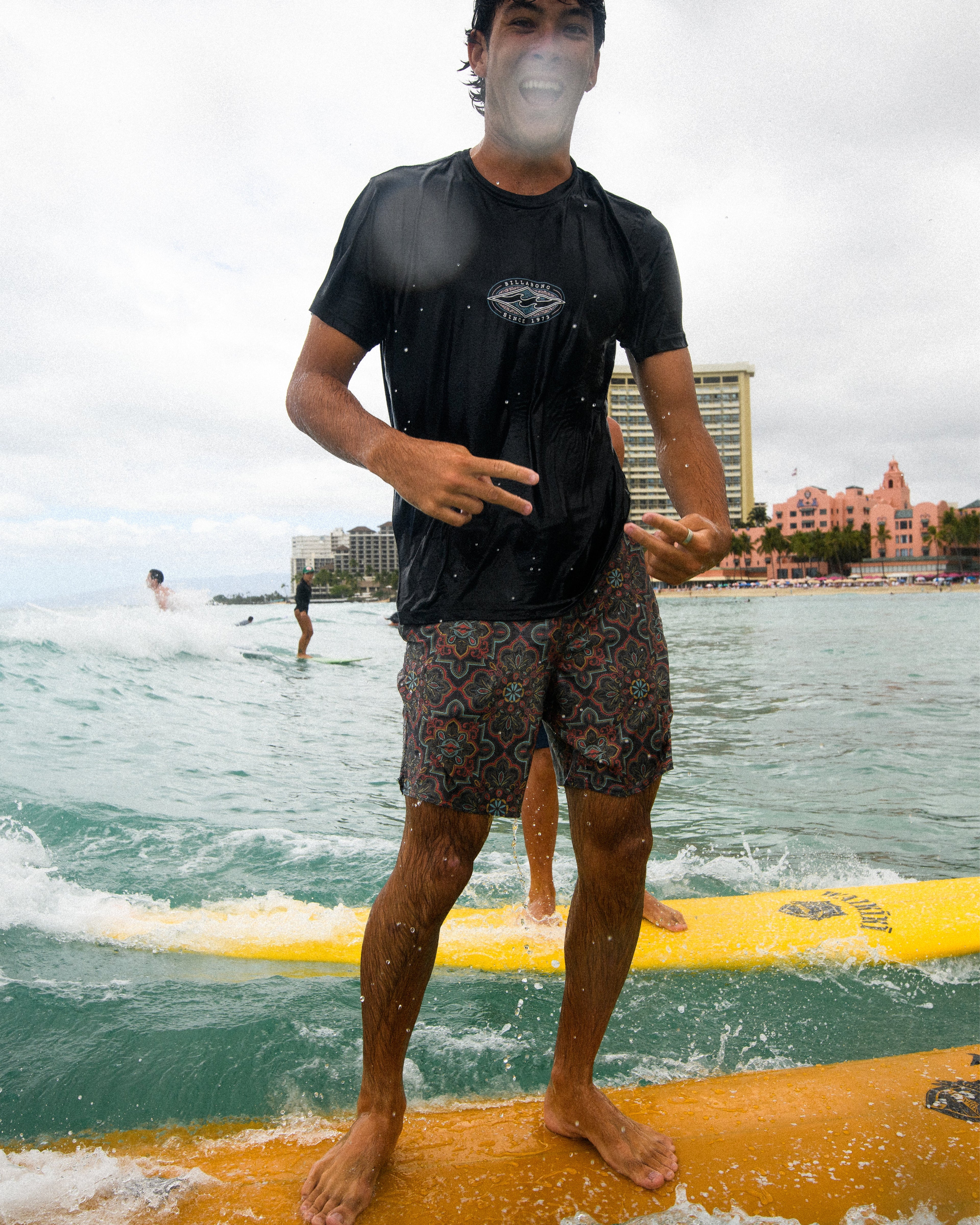 Good Times Lo Tide 17.5 Boardshorts - Slate Black