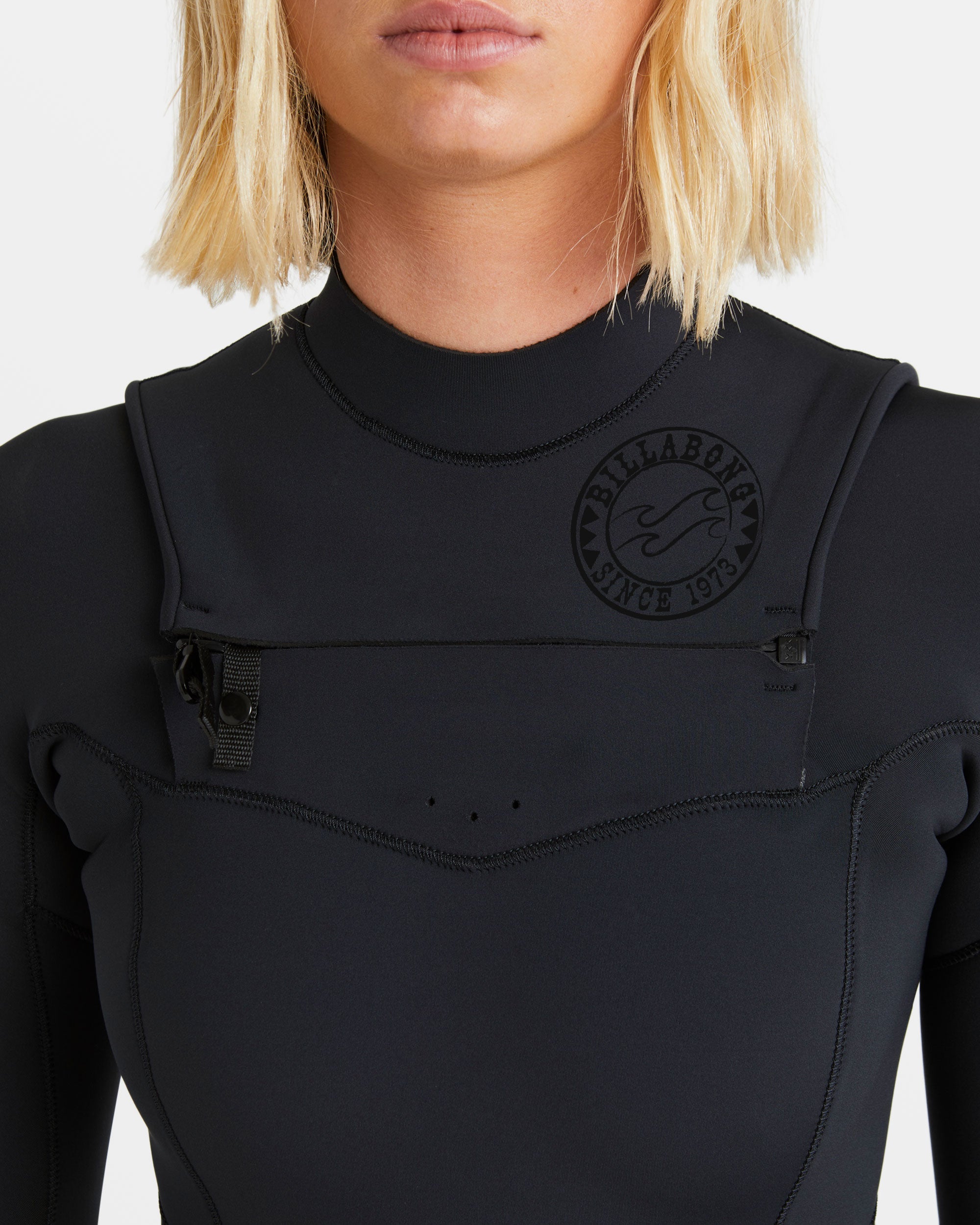 4/3mm Salty Dayz Natural Upcycler GBS Chest Zip Wetsuit - Black