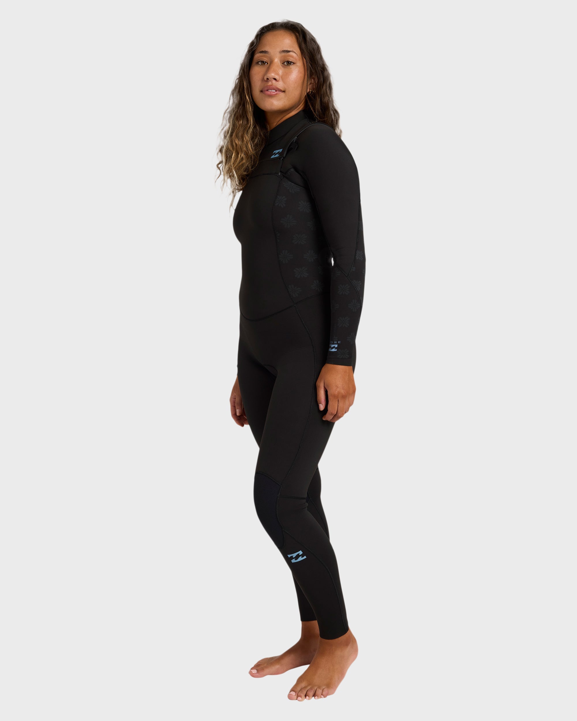 4/3mm Absolute Core Chest Zip Full Wetsuit - Black