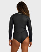 2mm Salty Dayz Long Sleeve Springsuit - Glideskin Black