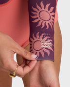2mm Salty Dayz Long Sleeve Springsuit - Eggplant
