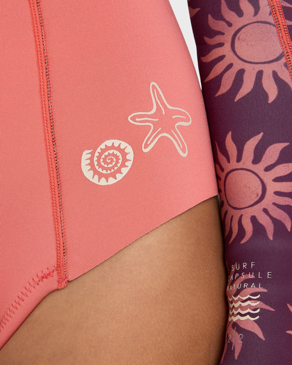 2mm Salty Dayz Long Sleeve Springsuit - Eggplant