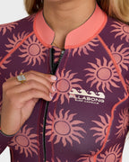 2mm Salty Dayz Long Sleeve Springsuit - Eggplant