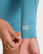 2mm Spring Fever Long Sleeve Springsuit - Surf Blue