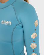 2mm Spring Fever Long Sleeve Springsuit - Surf Blue