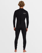 3/2mm Foil GBS Back Zip Wetsuit - Black