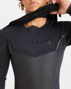3/2mm Absolute Natural+ Upcycler Liquid Seal Chest Zip Wetsuit - Black