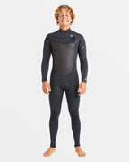 3/2mm Absolute Natural+ Upcycler Liquid Seal Chest Zip Wetsuit - Black