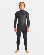 3/2mm Absolute Natural+ Upcycler Liquid Seal Chest Zip Wetsuit - Black