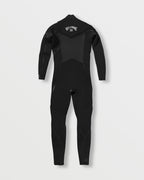 4/3mm Absolute Natural+ Upcycler Welded Chest Zip Wetsuit - Black