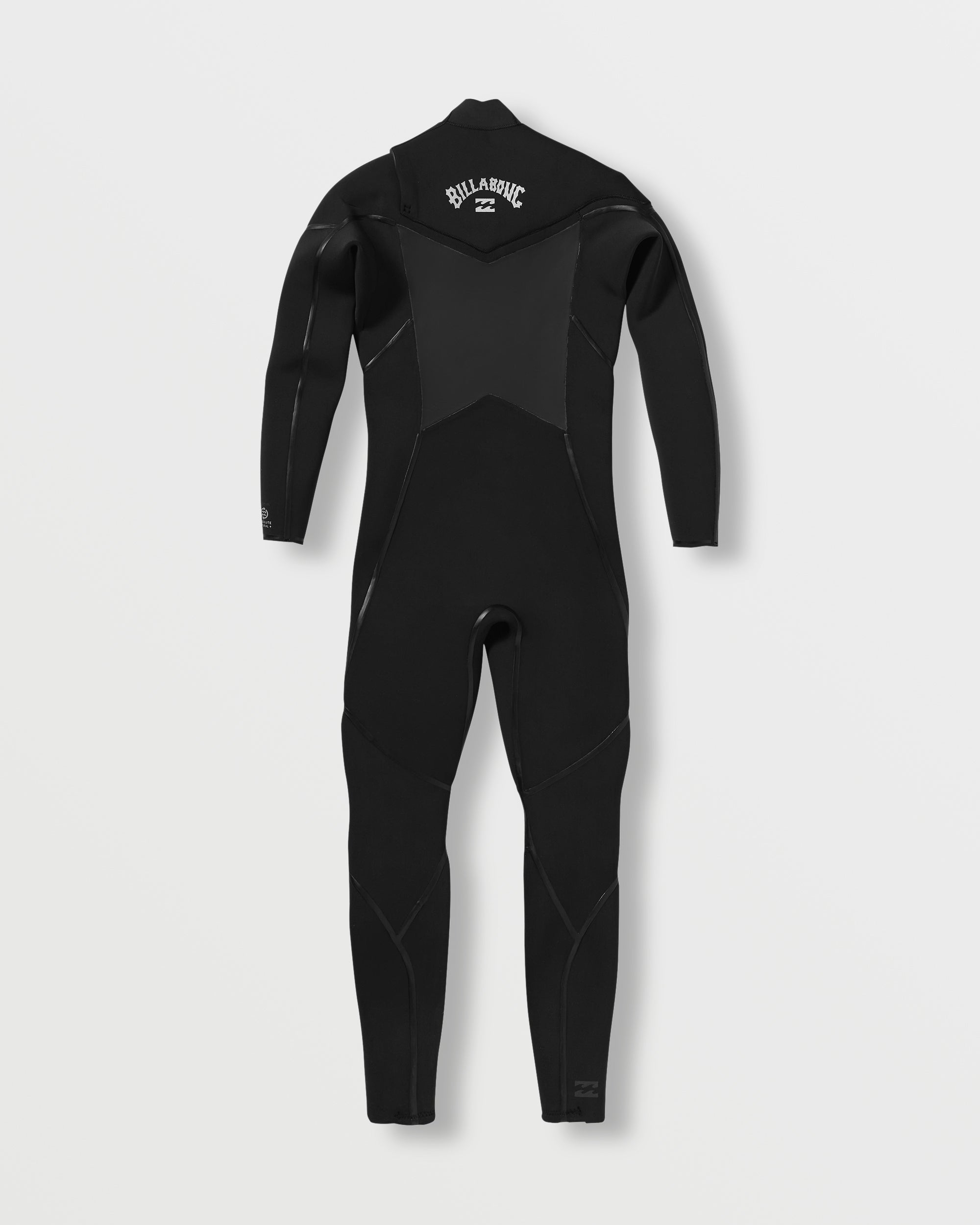 4/3mm Absolute Natural+ Upcycler Welded Chest Zip Wetsuit - Black