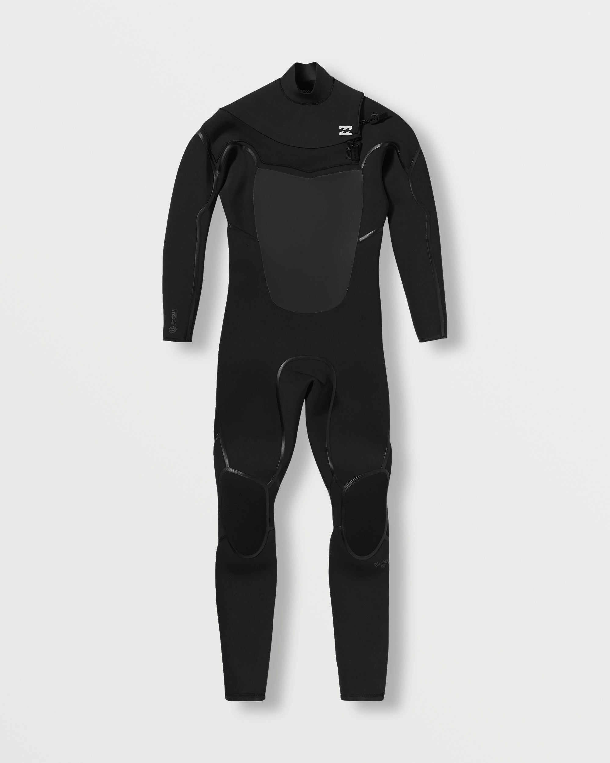 4/3mm Absolute Natural+ Upcycler Welded Chest Zip Wetsuit - Black