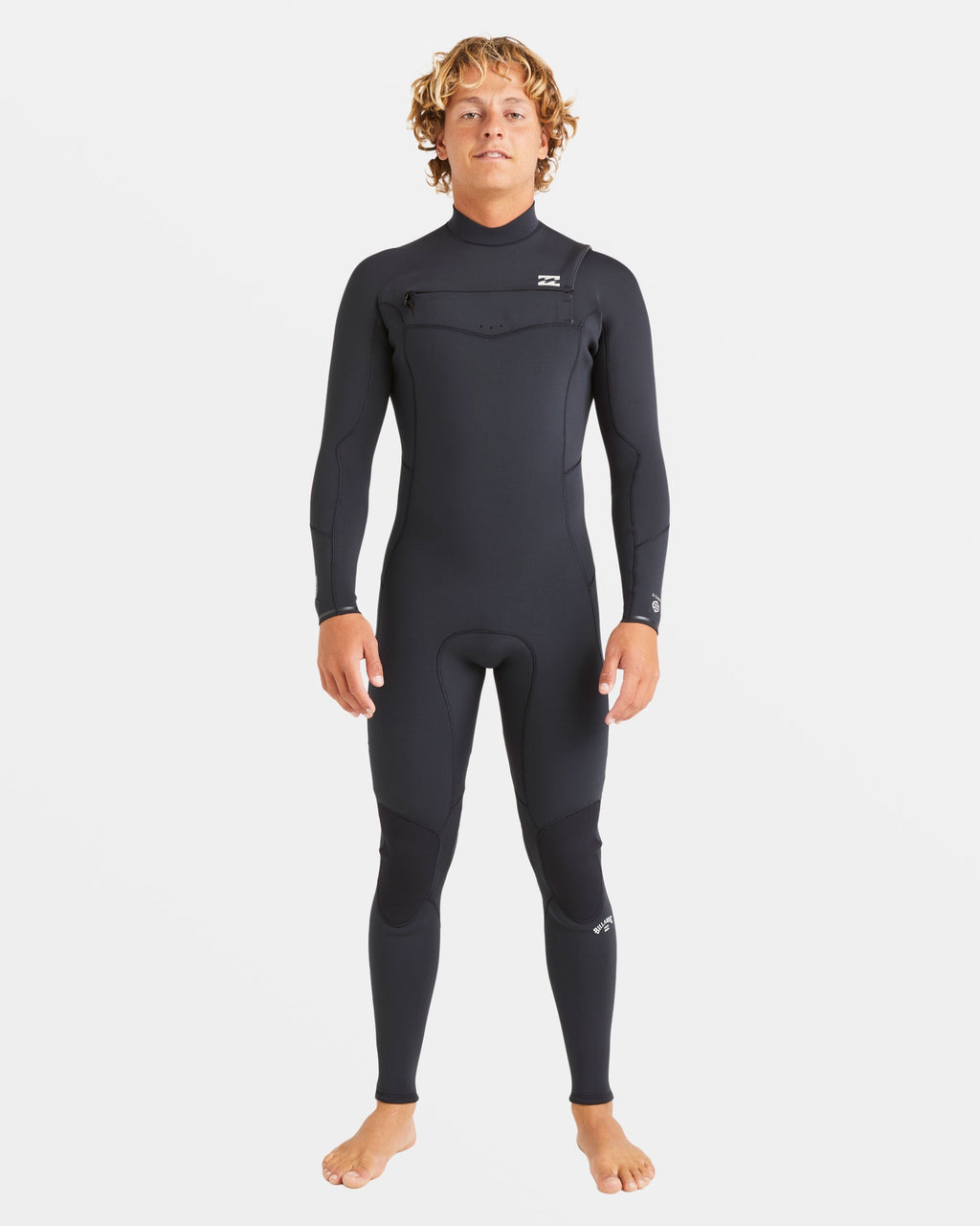 3/2mm Absolute Natural Upcycler GBS Chest Zip Wetsuit - Black