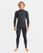 4/3mm Absolute Natural Upcycler GBS Chest Zip Wetsuit - Black
