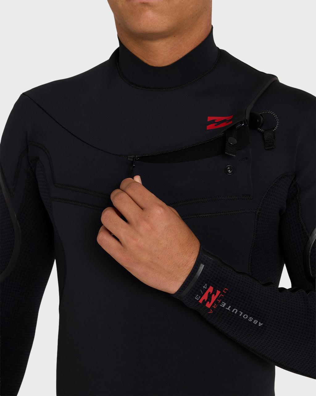 4/3mm Absolute Ultra Chest Zip Full Wetsuit - Black