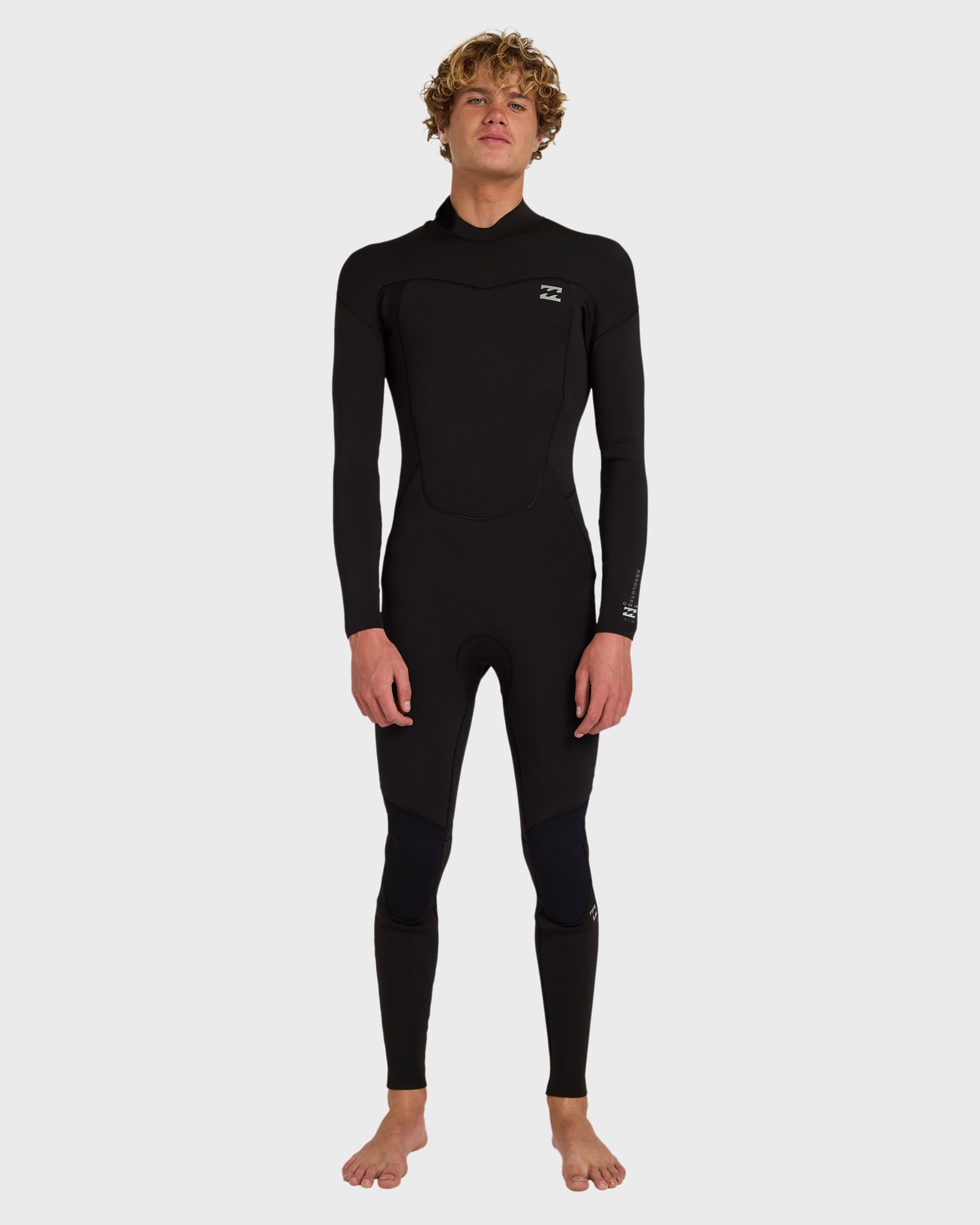 4/3mm Absolute Core Back Zip Full Wetsuit - Black