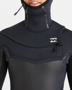 5/4mm Absolute Natural+ Upcycler Welded Chest Zip Hooded Wetsuit - Black