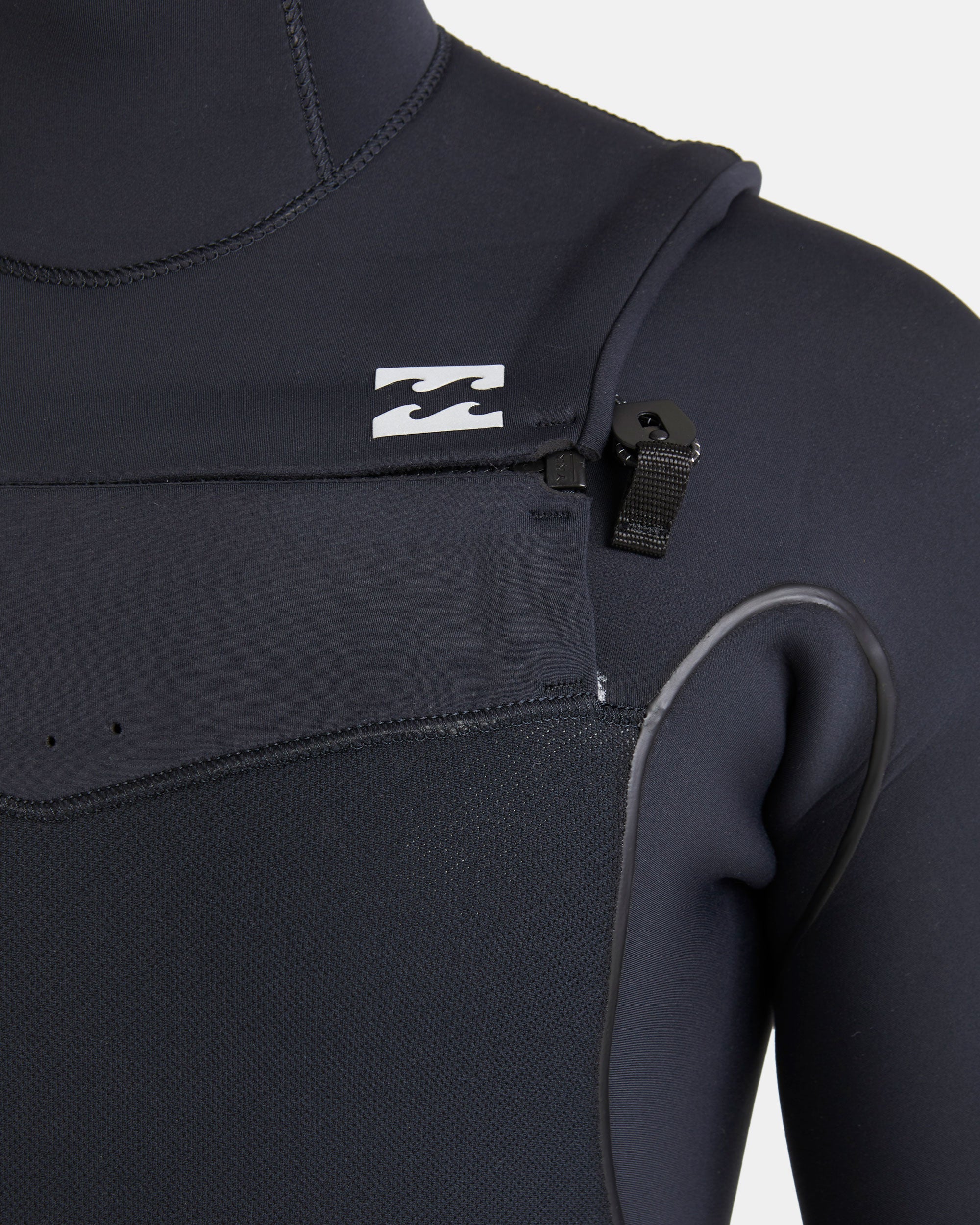 6/5mm Furnace Natural Upcycler Welded Chest Zip Wetsuit - Black