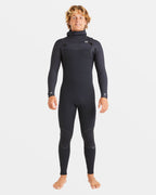 6/5mm Furnace Natural Upcycler Welded Chest Zip Wetsuit - Black