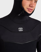 4/3mm Furnace Ultra Gullwing Hooded Full Wetsuit - Black