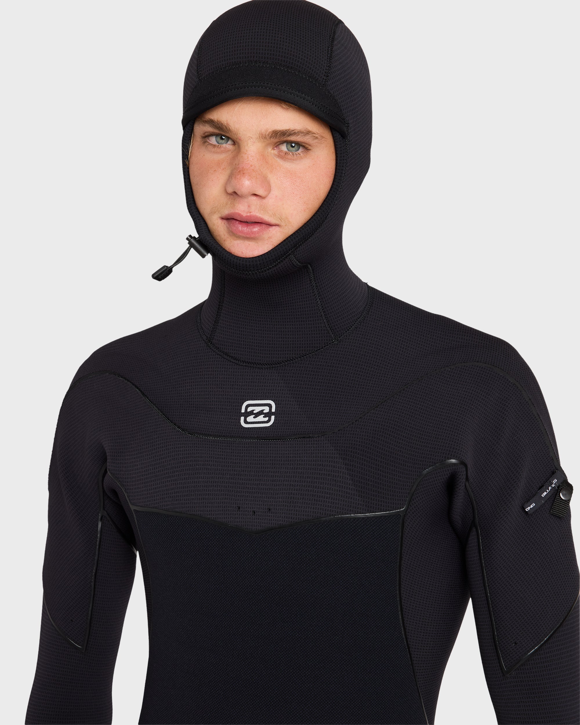 4/3mm Furnace Ultra Gullwing Hooded Full Wetsuit - Black