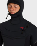 5/4mm Absolute Ultra GBS Hooded Chest Zip Full Wetsuit - Black