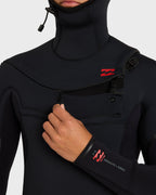 5/4mm Absolute Ultra GBS Hooded Chest Zip Full Wetsuit - Black