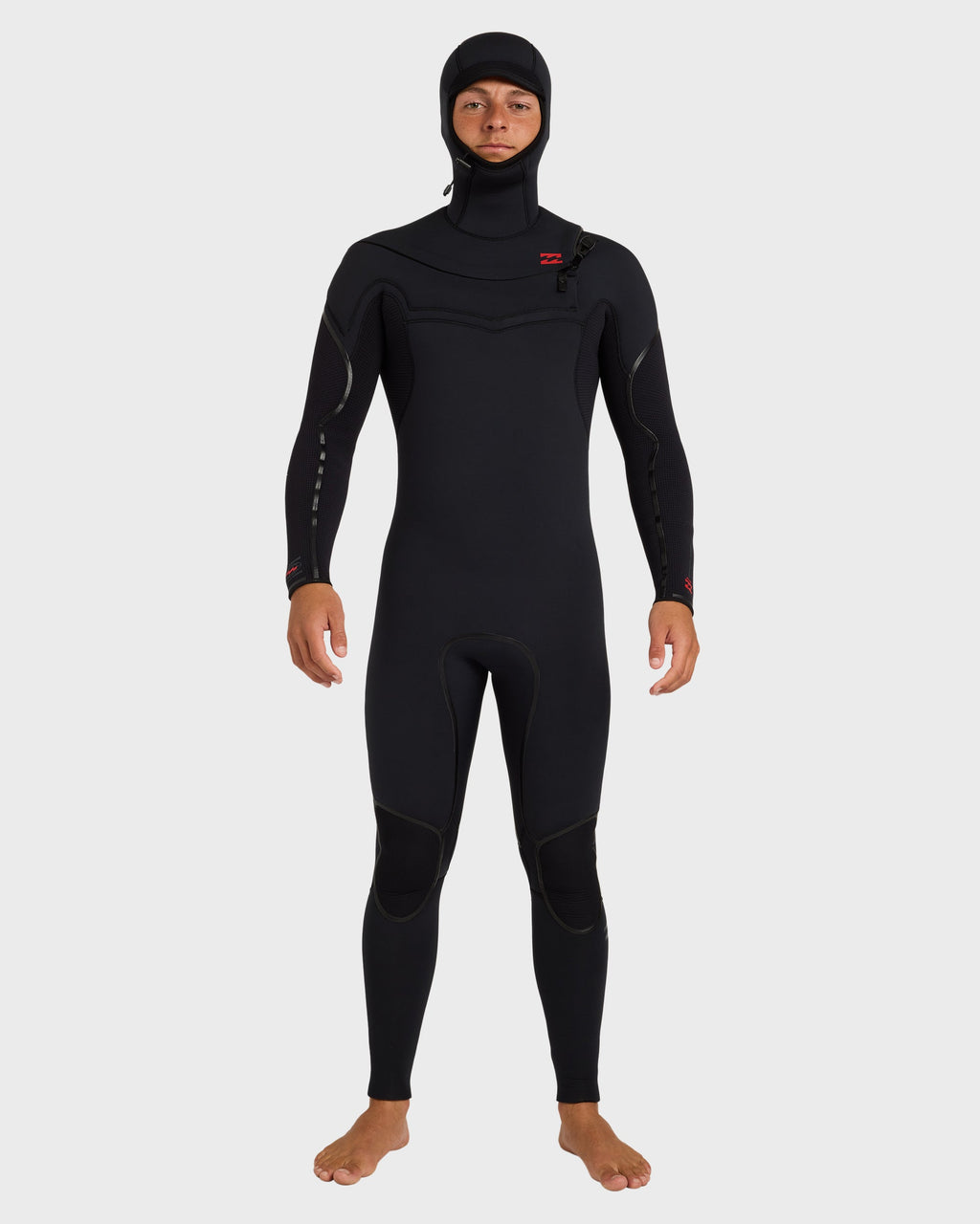 5/4mm Absolute Ultra GBS Hooded Chest Zip Full Wetsuit - Black