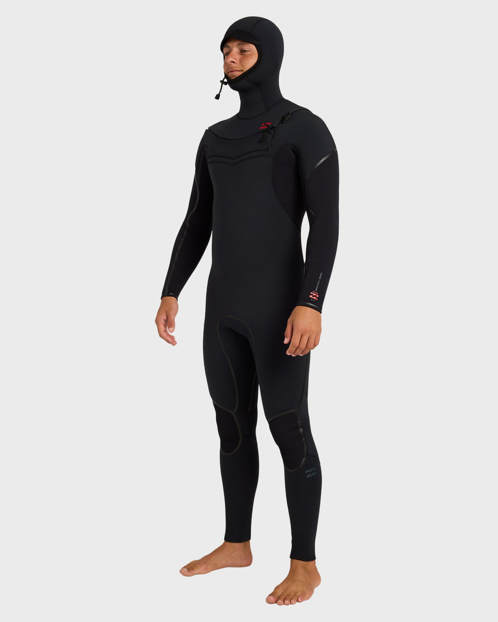 5/4mm Absolute Ultra GBS Hooded Chest Zip Full Wetsuit - Black