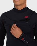 2/2mm Absolute Ultra Chest Zip Long Sleeve Springsuit - Black