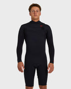 2/2mm Absolute Ultra Chest Zip Long Sleeve Springsuit - Black