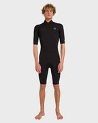 2/2mm Absolute Florida Short Sleeve Springsuit - Black