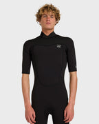 2/2mm Absolute Florida Short Sleeve Springsuit - Black